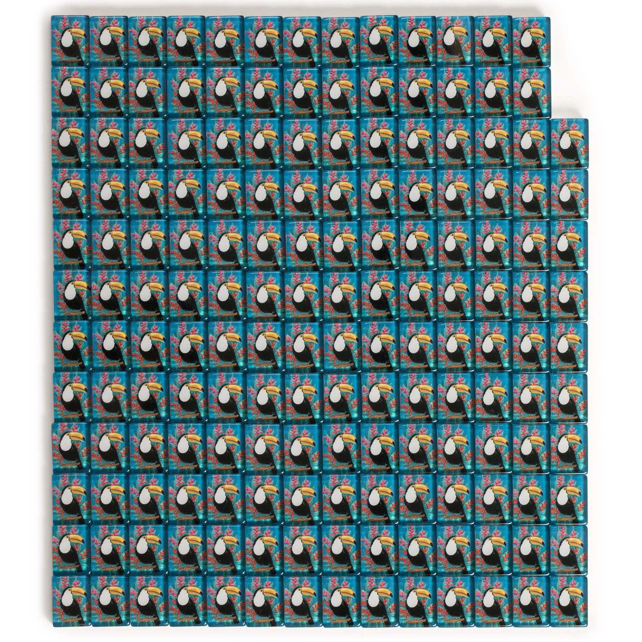 Set of 166 American Mahjong Tiles, "Toucan"