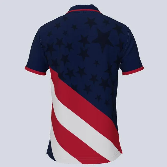 Stars & Stripes Custom USA Polo