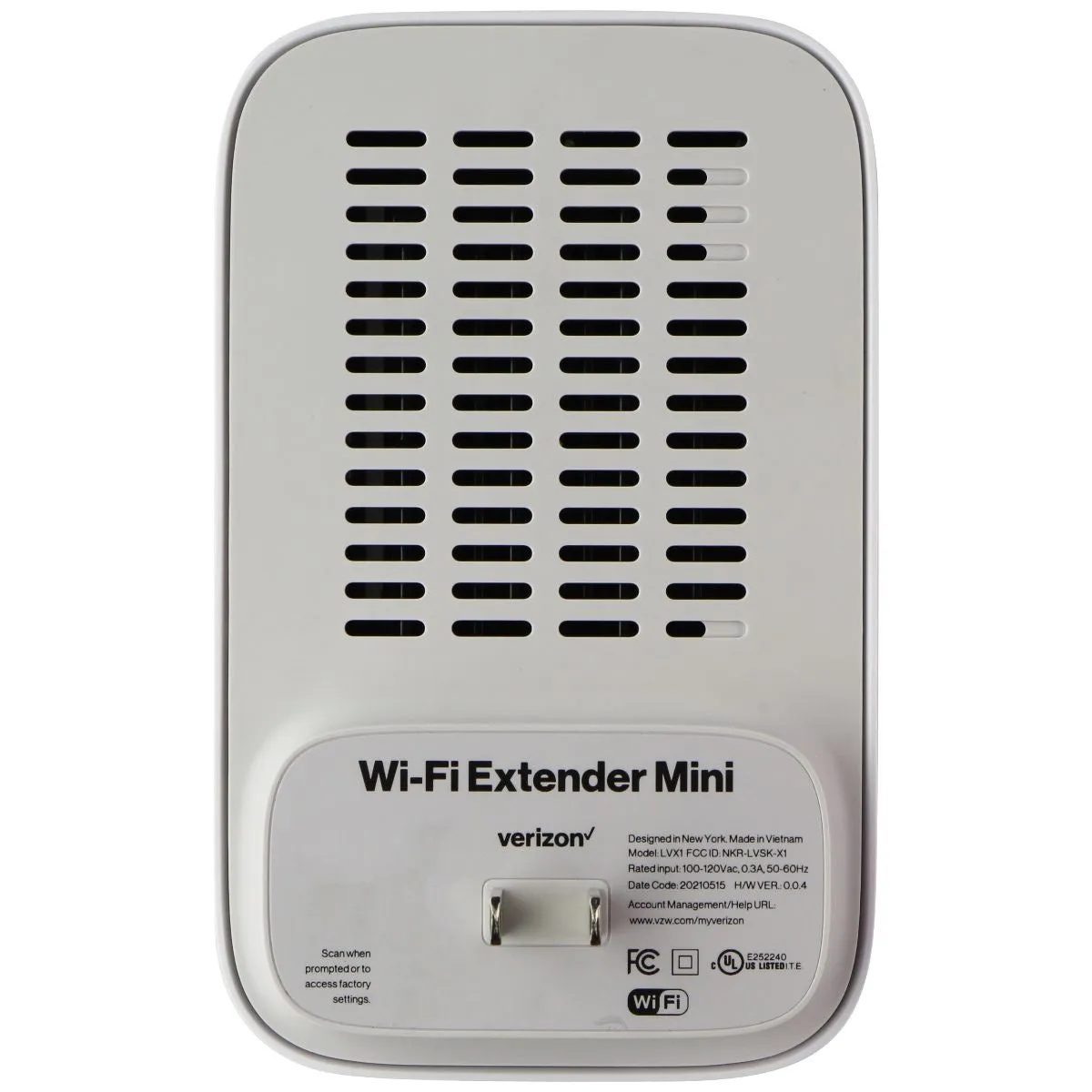 Verizon 5G Home Internet Wi-Fi Extender Mini - White (LVSKX1)