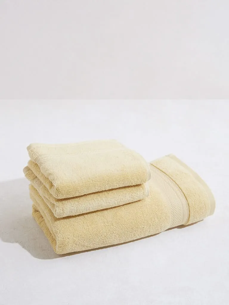 Westside Home Yellow Gift Towel (Set of 3)