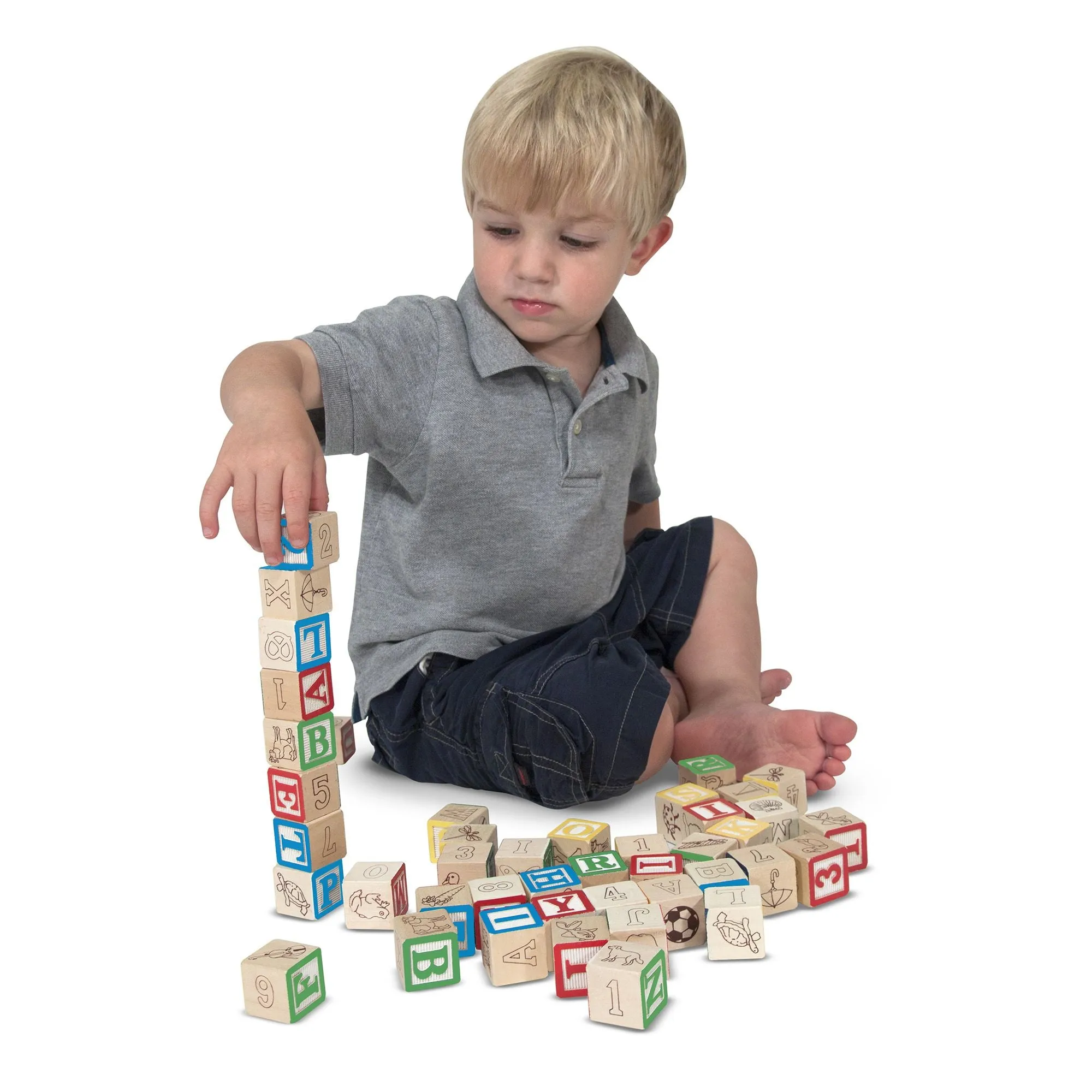 Wooden ABC/123 Blocks