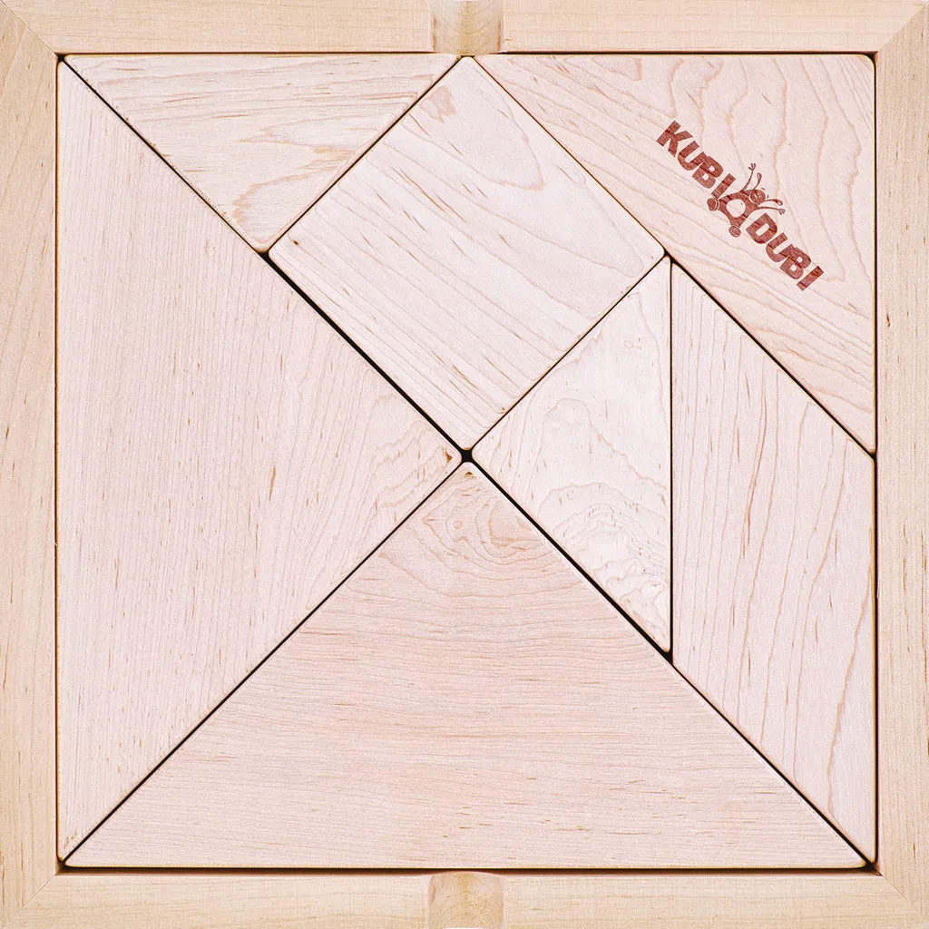 Wooden Brain Teaser - Tangram