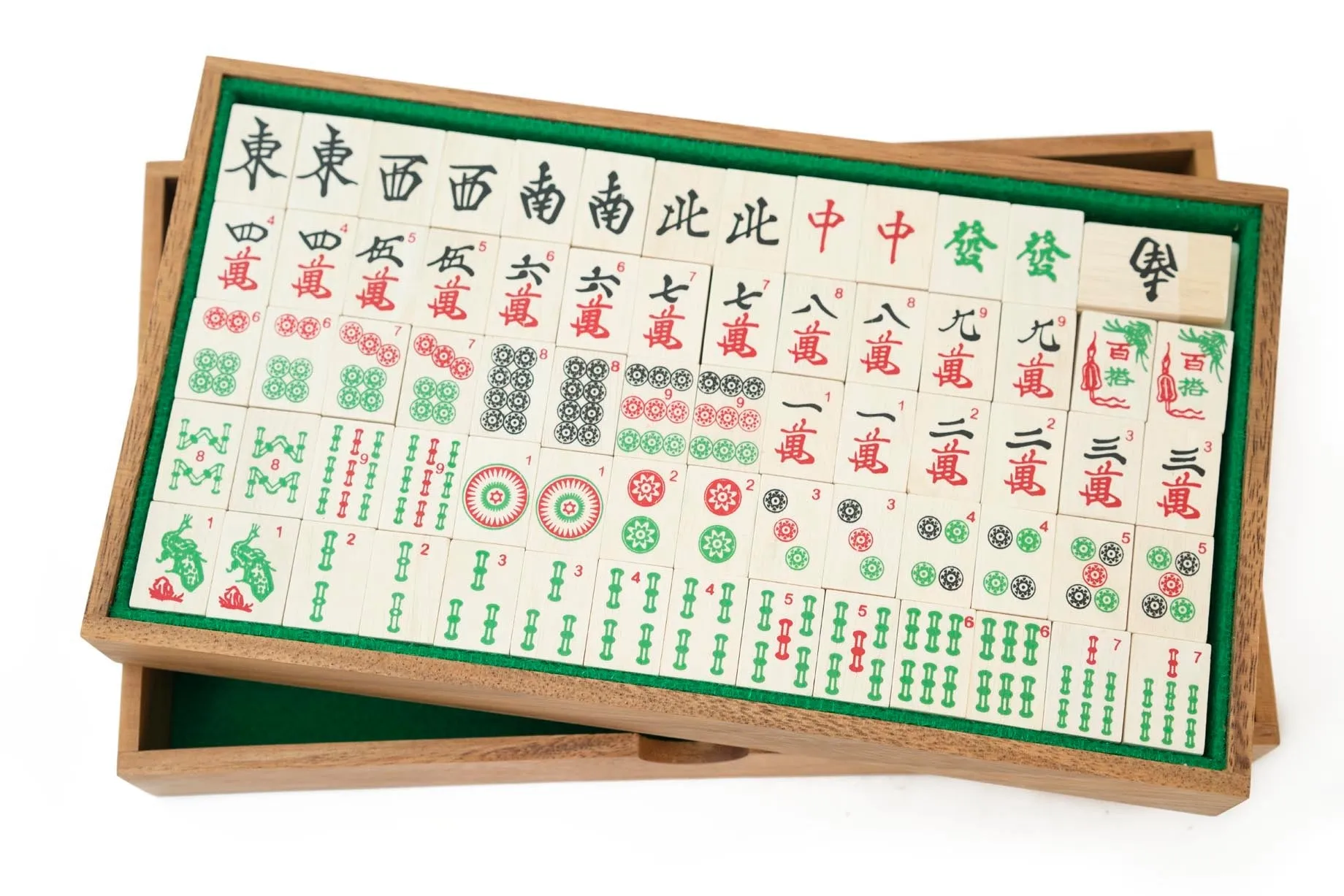 Wooden Mahjong Board Game