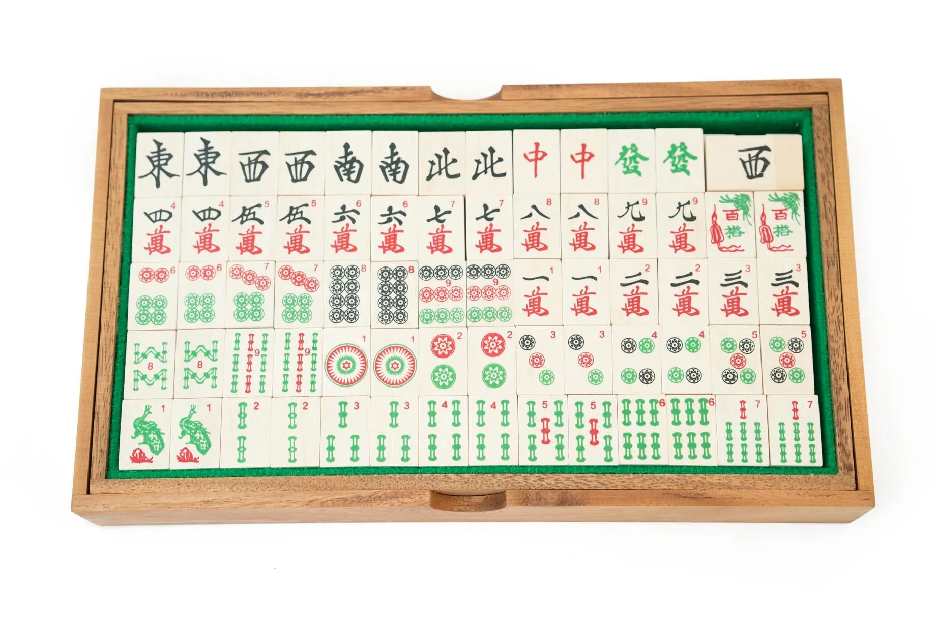 Wooden Mahjong Board Game