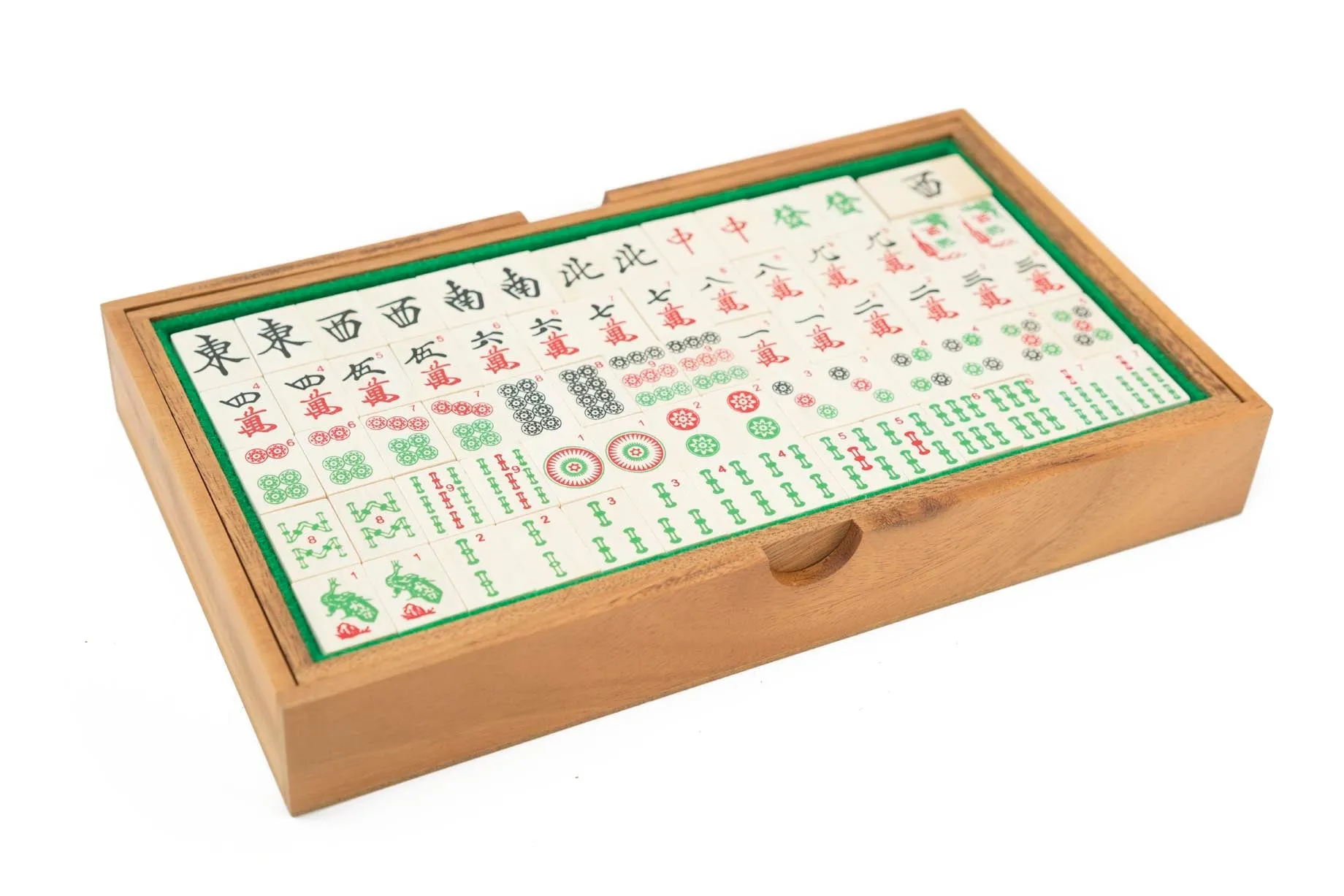 Wooden Mahjong Board Game