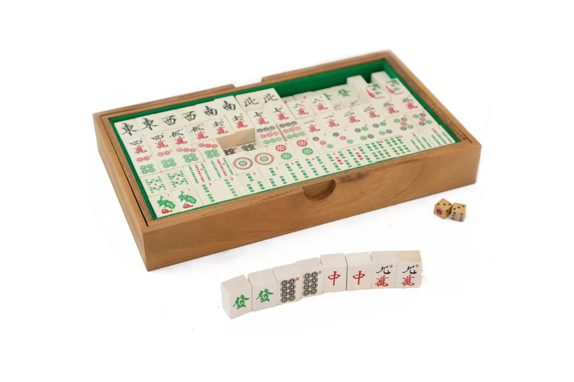 Wooden Mahjong Board Game