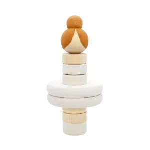 Wooden Stacking Ballerina - Light