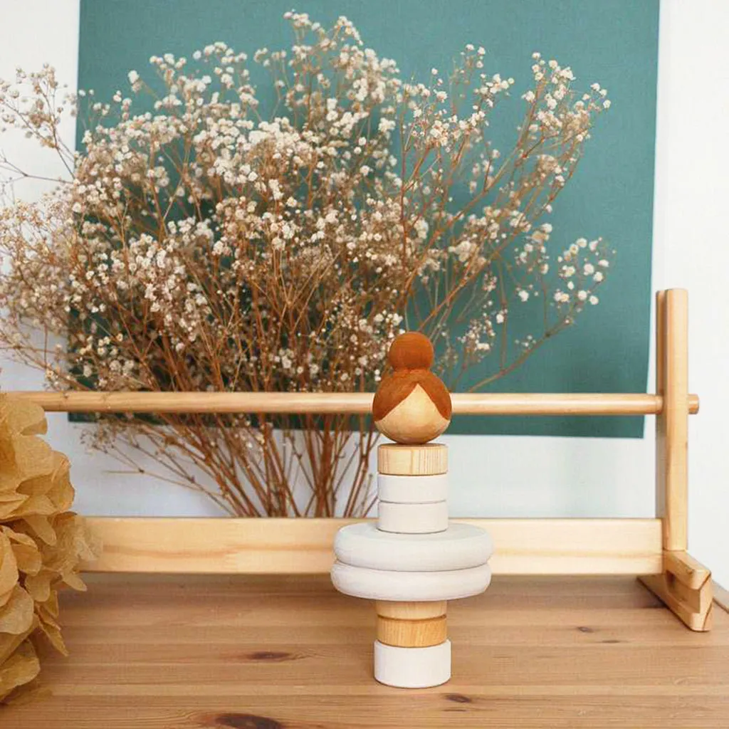 Wooden Stacking Ballerina - Light