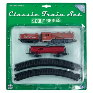 WowToyz Scout Series Train Set 10-piece - Red Steam