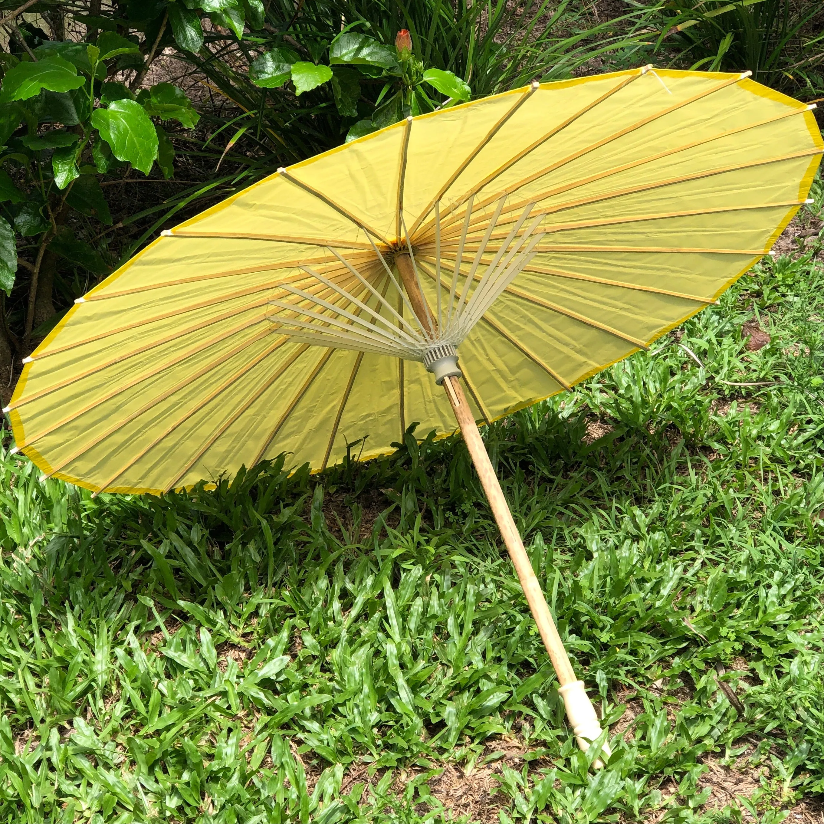 Yellow Wedding Paper Parasol